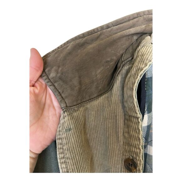 Roundtree & Yorke Mens Barn Chore Jacket Removeable Lining Leather Collar XL - Picture 3 of 10